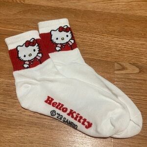 Sanrio Hello Kitty Socks - Red and White